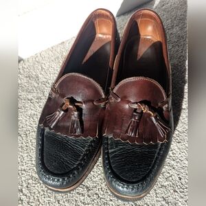 Allen Edmonds Nashua Classic Brown and Black Tassel Loafers